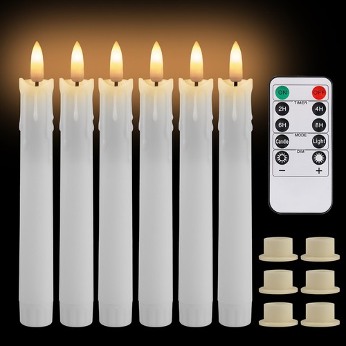 6stück led stabkerzen - 6stück,