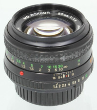 MINOLTA MD ROKKOR 50 mm 1: 1.4