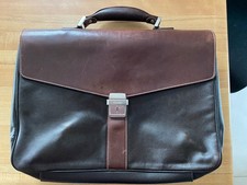 Herren Aktentasche von Picard Zweifarbig Leder Braun Top Zustand
