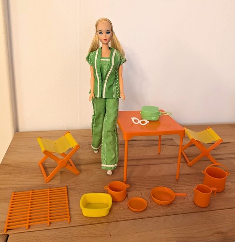 Barbie 70er spielset camp out - spielset,