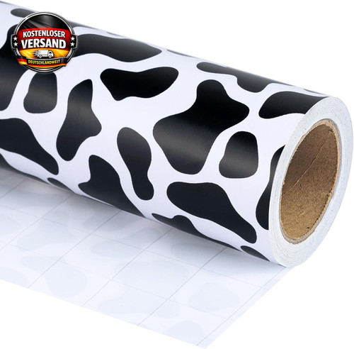 Geschenkpapierrolle kuhmuster - geschenkpapierrolle,
