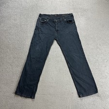 CARLO COLUCCI Herren Jeans Hose W36 L30 Regular Fit Straight 3509 Blau Denim