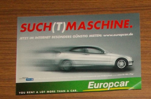 Seltene werbung europcar - seltene,