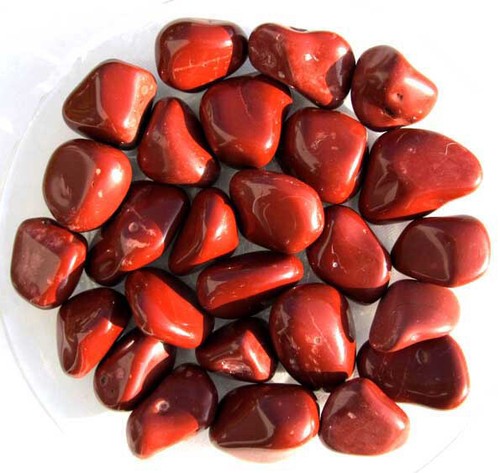 Roter jaspis große - roter,