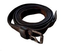 Schweizer Armee Leder Leine Pferde mit 2 Schnallen 180 cm braun CH