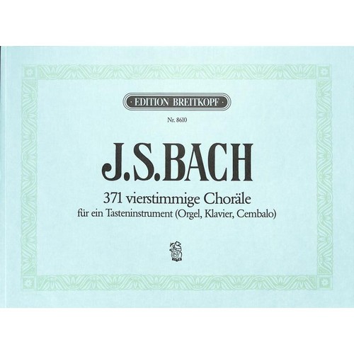 Bach 371 choräle für - j.s., bach: