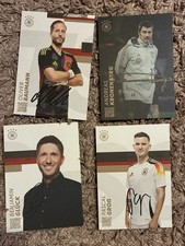 4 Autogrammkarten DFB