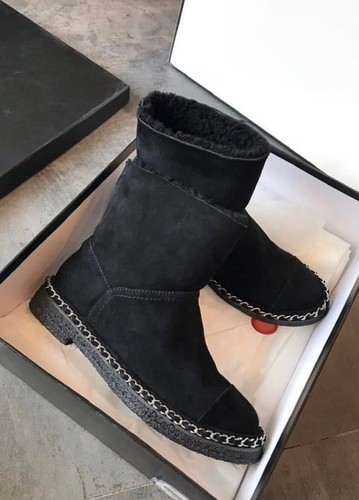 Gefütterte wildleder stiefel - gefütterte,