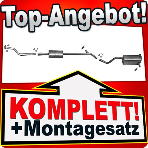 Auspuff für renault modus 2 - auspuff,