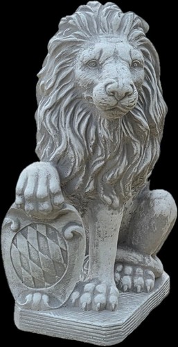 Löwe gartenfigur aus - löwe,