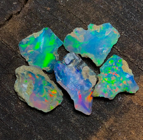 Edler äthiopischer opal - edler, roh
