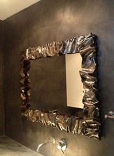 Rahmen Schmiedeeisen für Spiegel Fotos mit oder ohne LED . Maßgeschneider . 850