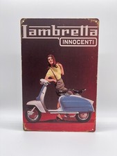 Blechschild Lambretta 20x30cm
