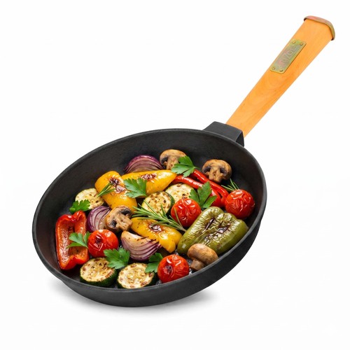 ø20 28cm pfanne aus - pfanne, gusseisen