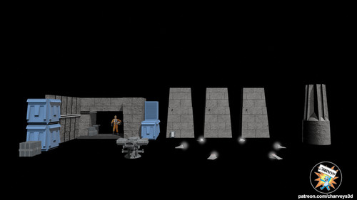 Yavin rebel base hangar - iv,