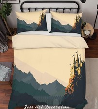 3D-Cartoon-Berg-Schloss-Bettw?