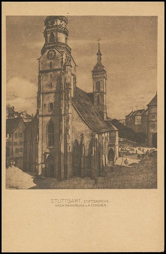 Stuttgart stiftskirche nach - stuttgart,