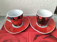 2 Espressotassen +Untertassen