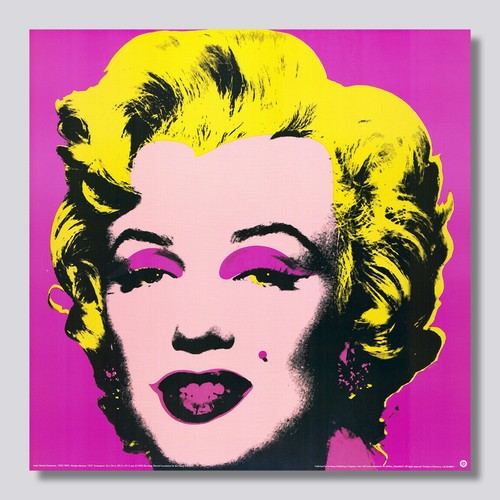 Andy warhol marilyn - warhol, pink»