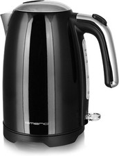 Emerio WK-121591 Wasser- Teekocher, schwarz, 1,7 Liter, Retro, Schnurlos, ‎2200W