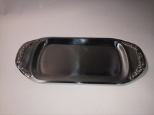 (A8) WMF Servierplatte Baroque Design 60er 70er Servierschale Cromargan Vintage