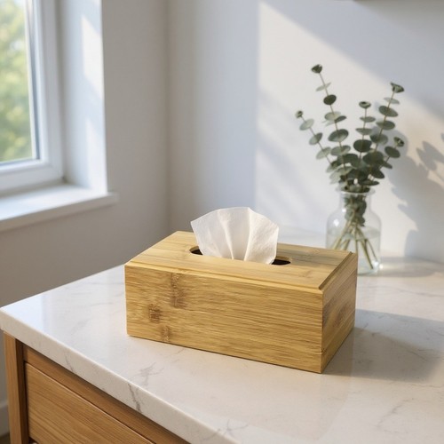 Bambus kosmetiktuchbox - bambus,