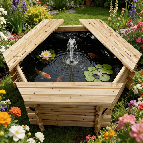 Holz gartenteich pool - pool, 50