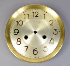 Großes altes Uhren Zifferblatt f Regulator Wanduhr Uhrwerk Uhrmacher clock dial