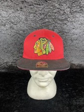 Kappe Cap Chicago Blackhawk SnapBack - Cap 47 Brand Rot Vintage Rarität One Size