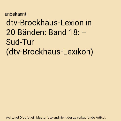 Dtv brockhaus lexion 20 - dtv-brockhaus-lexion, in