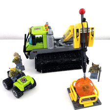 Lego City 60122 Volcano Crawler ,  Vollständig + 3 Bauanleitungen, top Zustand