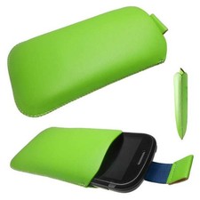 caseroxx Slide-Etui für Vodafone 858 / U8160 in grün aus Kunstleder