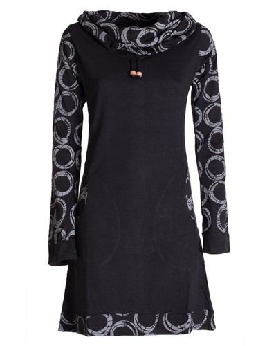 Vishes kleid schalkragen - schalkragen,