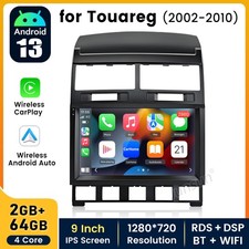 2G+64G DAB+ Carplay Android 14 Für VW Touareg 2002-2010 AUTORADIO GPS Navi SWC