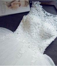 Linie spitze brautkleid - a-linie,