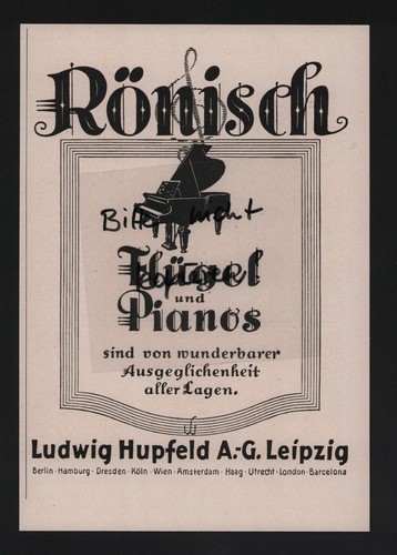 Leipzig werbung 1925 - werbung, ludwig
