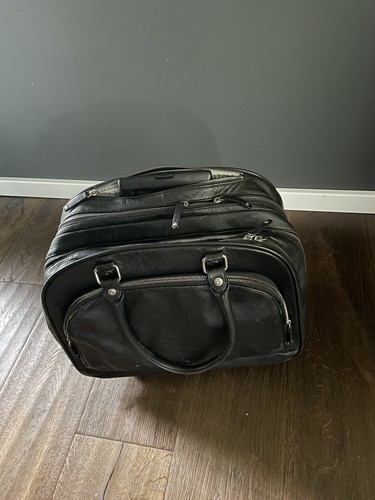 Pilotenkoffer leder trolley - pilotenkoffer,