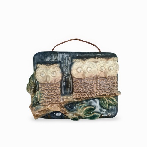 Ego stengods wandplatte eulen - ego,