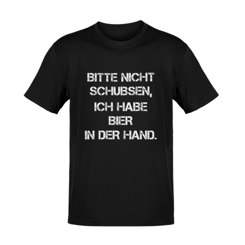 Shirt bitte nicht schubsen - t-shirt,