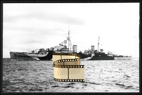 Auf see hms spartan leichter - auf,