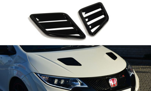 Motorhauben aufsätze schwarz