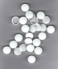 Würth Abdeckkappen für Fensterbankschrauben Durchmesser 15 mm - RAL 9010