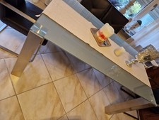 Wohn/Esszimmer Glas Tisch