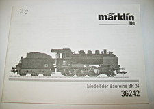 Märklin H0 36242 - Bedienungsanleitung Dampflok BR 24