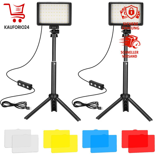Led videoleuchte pack - led, 2-pack