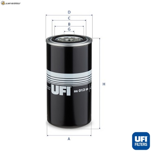 ölfilter 013 00 - Ölfilter, 86.013.00