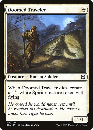 Mtg doomed traveler - doomed, (016)