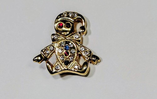 Vintage brosche clown - ,