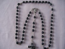 Rosenkranz schwarz Filigran