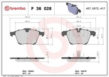 Brembo Bremsbelagsatz Vorne